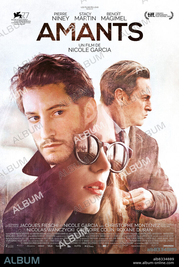 Poster of LOVERS, 2020 (AMANTS), directed by NICOLE GARCIA. Copyright FRANCE 3 CINEMA.