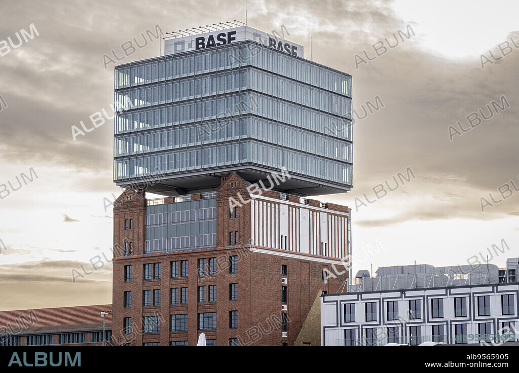 BASF Services Europe GmbH office building in the Friedrichshain area, Berlin, Federal Republic of Germany.