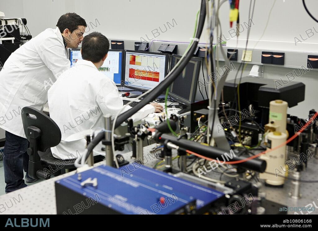 Nanooptics laboratory, AFM-Raman setup, SNOM, CIC nanoGUNE, Nanoscience Cooperative Research Center, San Sebastian, Gipuzkoa, Euskadi, Spain.