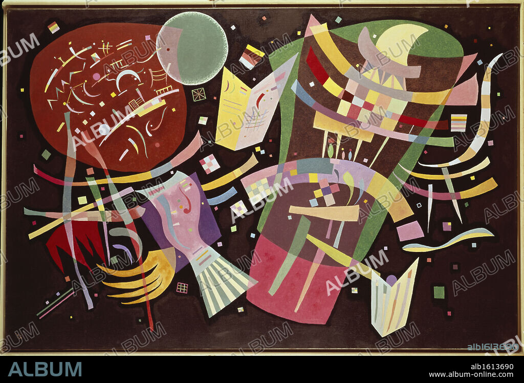 WASSILY KANDINSKY. Composition 10 by Vasily Kandinsky, 1939, 1866-1944 Russian.