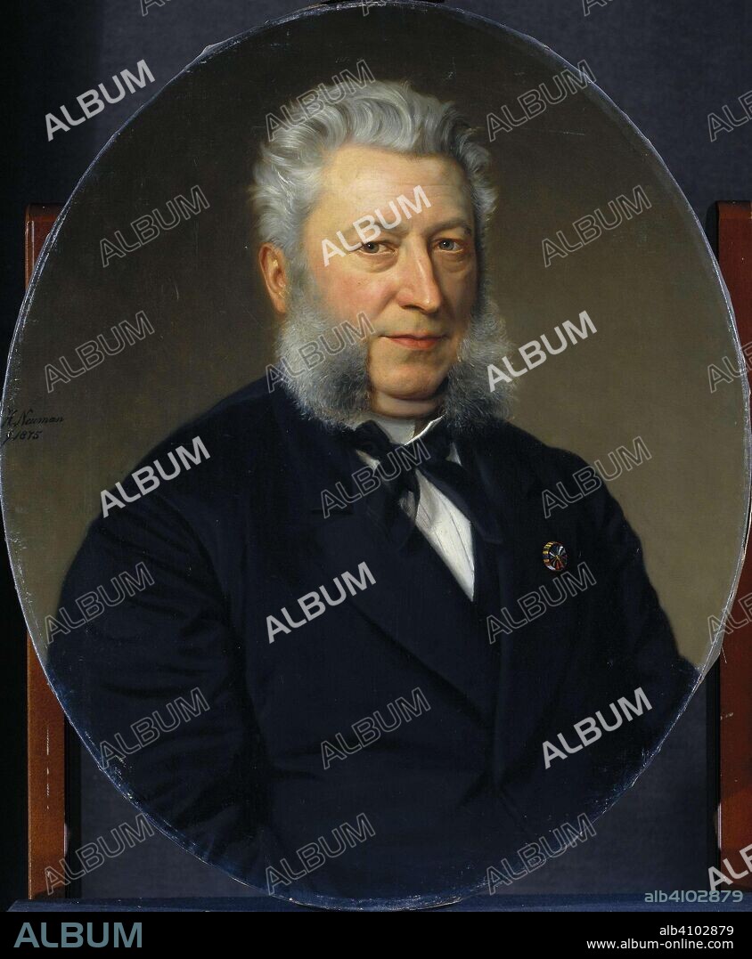 JOHAN HEINRICH NEUMAN. Jan Jacob Lodewijk ten Kate (1818-89). Closer. Dating: 1875. Measurements: h 76 cm × w 63 cm.