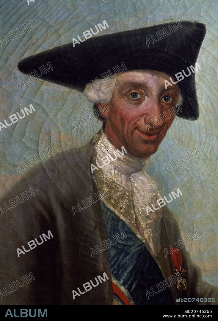 FRANCISCO DE GOYA. CARLOS III CAZADOR - SIGLO XVIII - DETALLE DE LA Nº 96492.