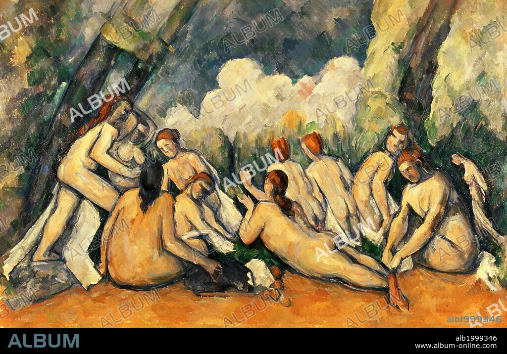 PAUL CÉZANNE. Paul Cézanne / 'Las grandes bañistas', 1900-1906, Óleo sobre lienzo, 127,2 x 196,1 cm, NG 6359.