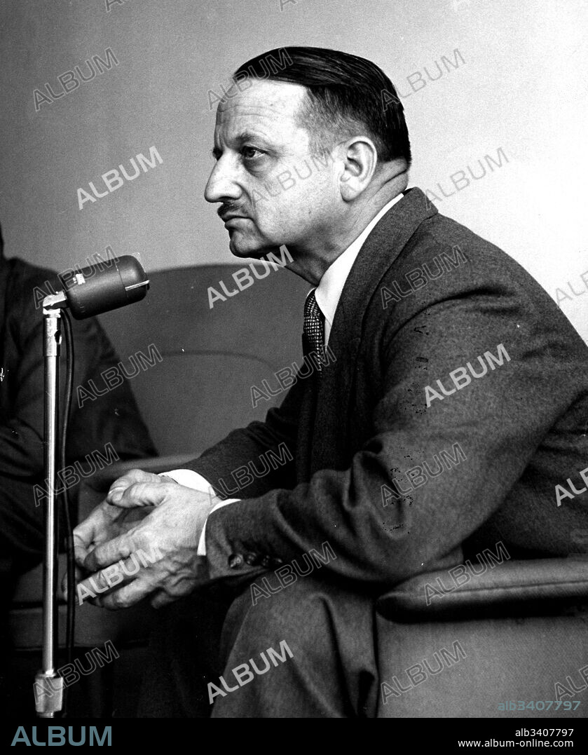 Photograph of Lieutenant-General Eedson Louis Millard 'Tommy' Burns (1897-1985) a senior officer of the Canadian Army and diplomat. Dated 20th Century.