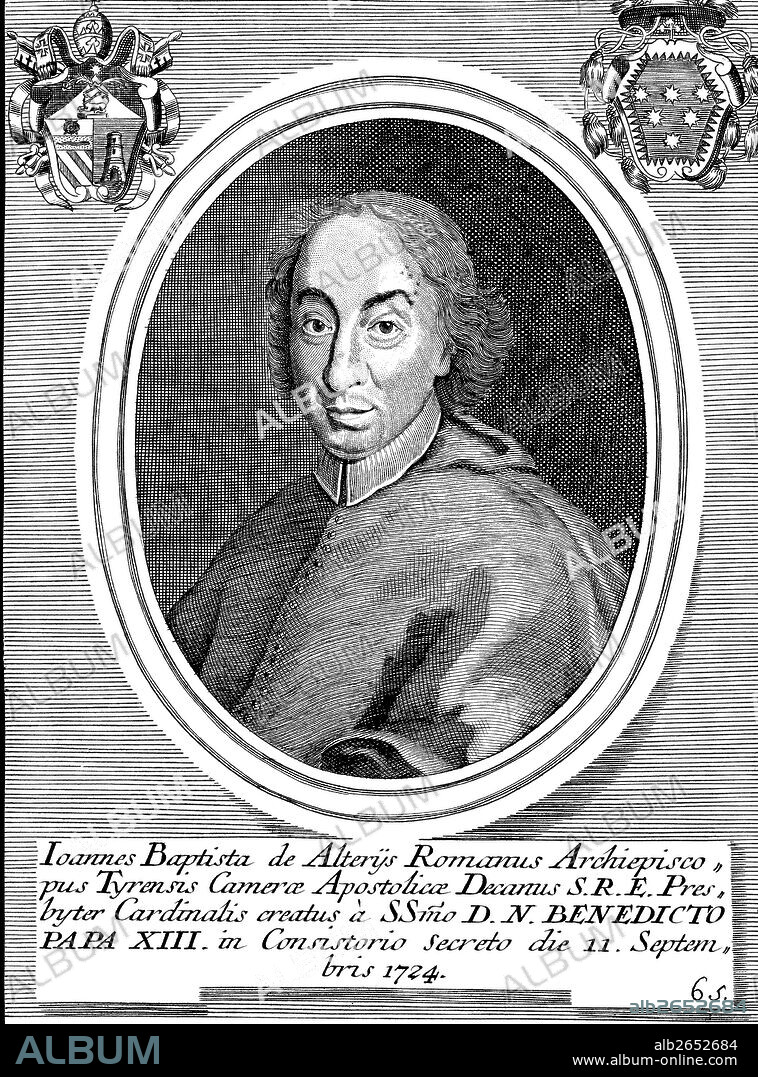 Benedicto XIII, Vincenzo Maria Orsini (1649-1730), Papa de 1724 a 1730.