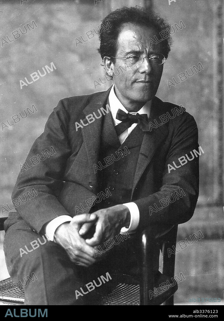 ANONYMOUS. Portrait of Gustav Mahler (1860-1911).