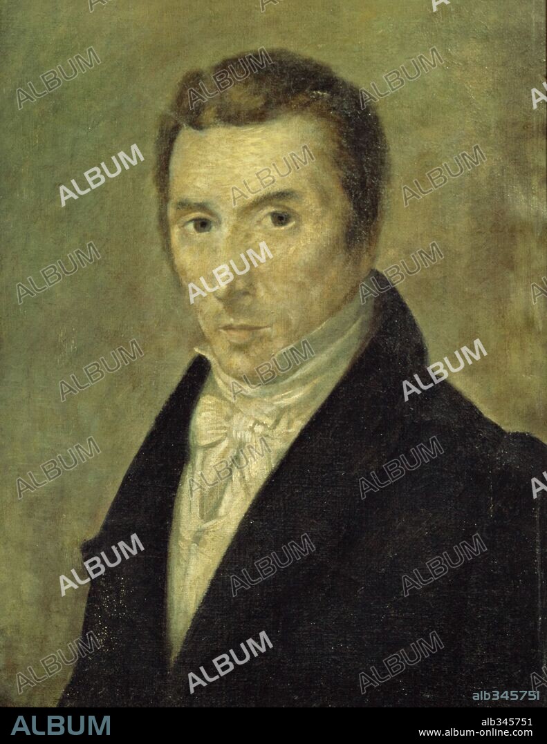 'Portrait of Mikolaj Chopin, Father of Frederic Chopin', 1829, Oil on canvas, 29,5 x 22 cm.