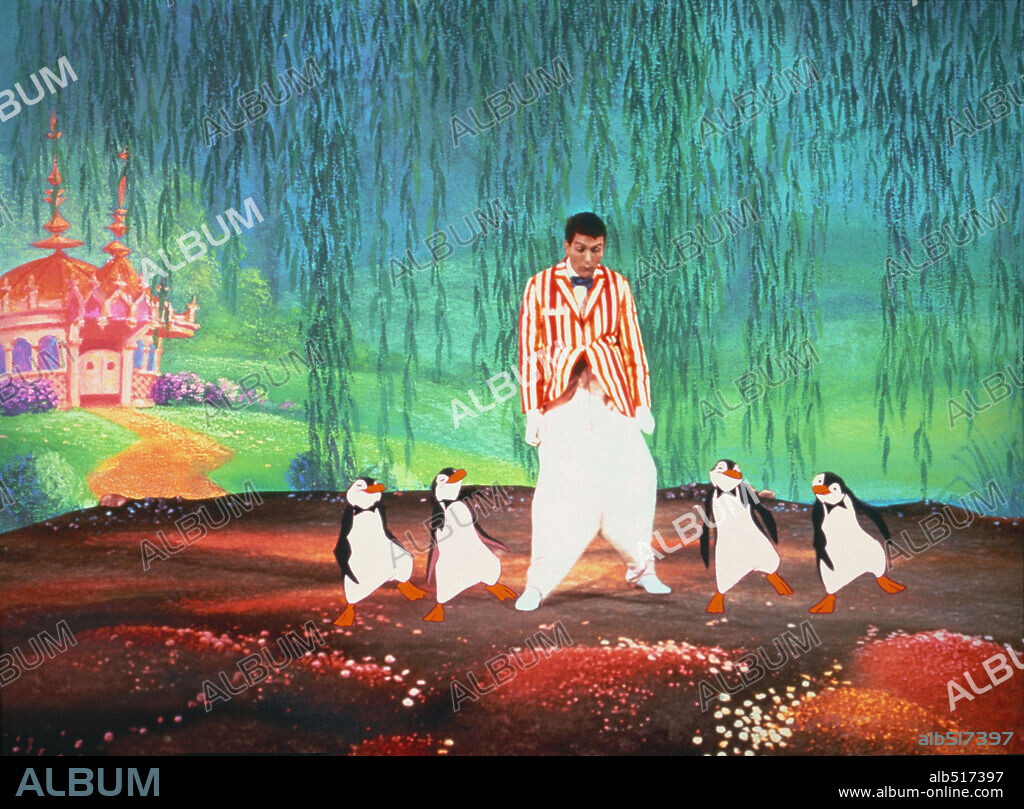 DICK VAN DYKE in MARY POPPINS, 1964, directed by ROBERT STEVENSON. Copyright WALT DISNEY PRODUCTIONS.