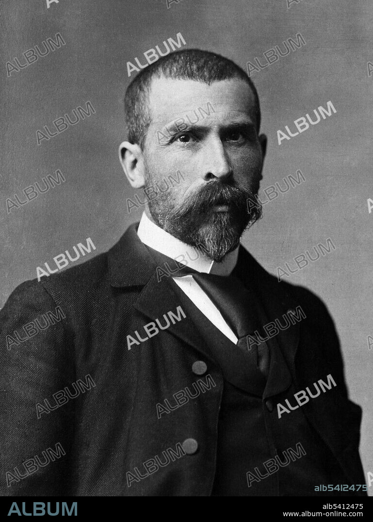 Pierre Paul Emile Roux (1853-1933) was a French physician, bacteriologist and immunologist who was one of the closest collaborators of Louis Pasteur, a co-founder of the Pasteur Institute and discoverer of the anti-diphtheria serum, the first effective therapy for this disease. Roux dedicated himself to investigations on the microbiology and practical immunology of tetanus, tuberculosis, syphilis, and pneumonia. Photograph by Pierre Petit.