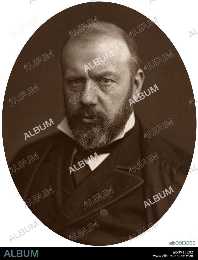 John Pettie, artist and Royal Academician, 1882. Pettie (1839-1893) was born in Edinburgh and moved to London in 1862, two years after he first exhibited at the Royal Academy. He became a Royal Academician in 1873, and contributed works to the Academy's Summer Exhibition every year from 1862-1893. From Men of Mark: a gallery of contemporary portraits of men distinguished in the Senate, the Church, in science, literature and art, the army, navy, law, medicine, etc. Photographed from life by Lock and Whitfield, with brief biographical notices by Thompson Cooper. (Conducted by G. C. Whitfield.) (London, 1876-1883).