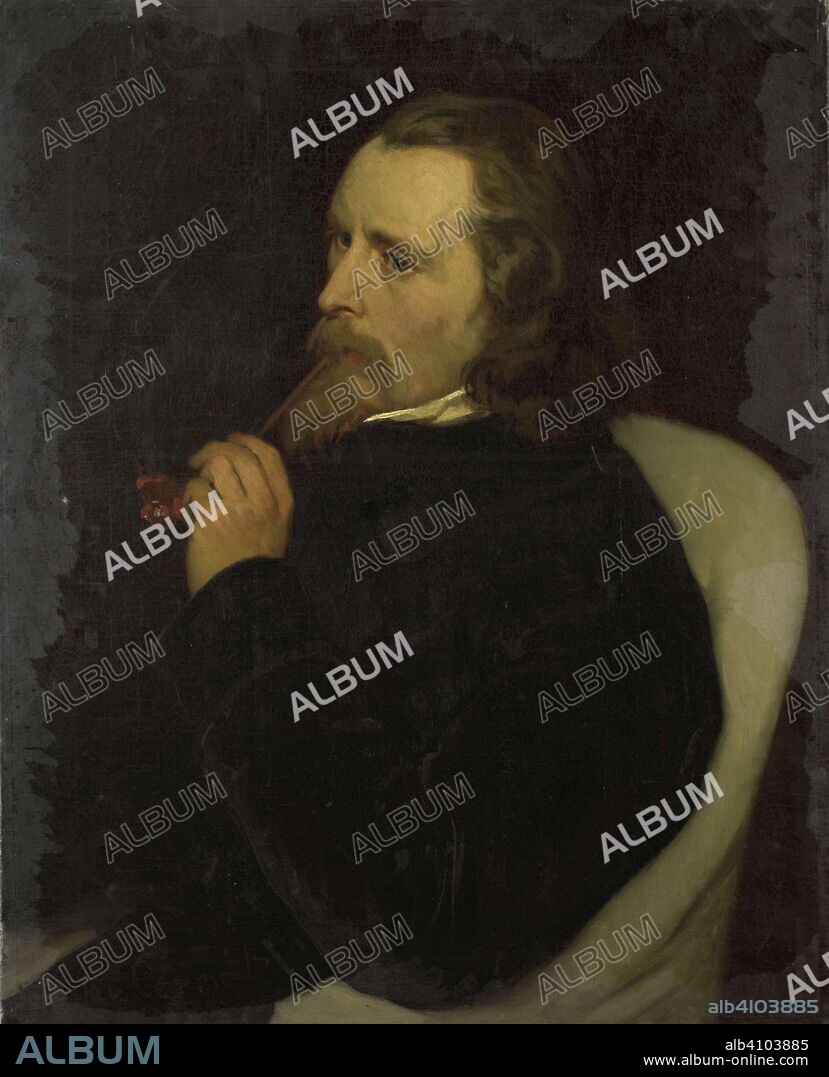JAROSLAV CERMAK. Guillaume Anne van der Brugghen (1812-91), Painter. Dating: 1857. Measurements: h 81.5 cm × w 65.5 cm; h 90.1 cm × w 65.5 cm × d 9.8 cm.