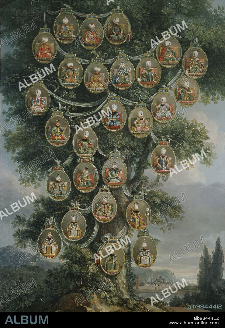 ANON. Regent Turkish sultans, 1780s.