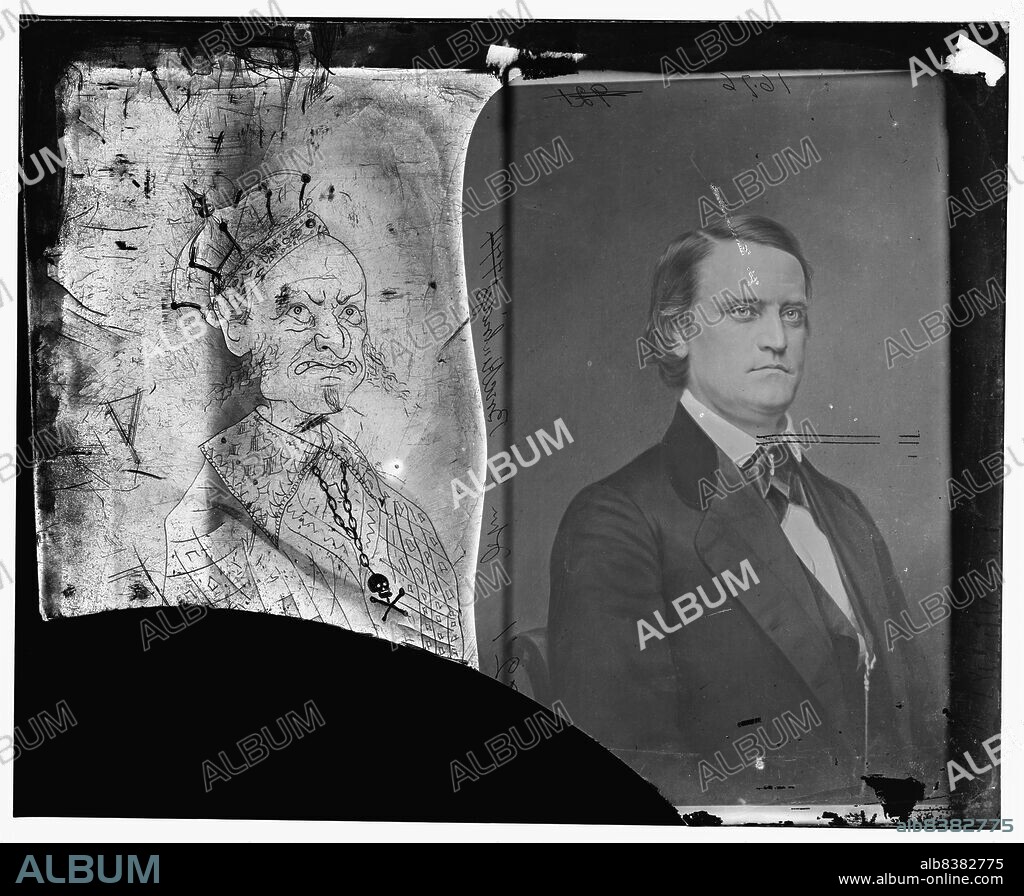 John C. Breckinridge of Kentucky, 1865-1880. Breckinridge, Hon. John C. Senator from Ky. General in CSA, Sec. of War, Confederate Cabinet, between 1865 and 1880. [Lawyer, politician, soldier: youngest-ever vice president of the United States; Confederate Secretary of War.