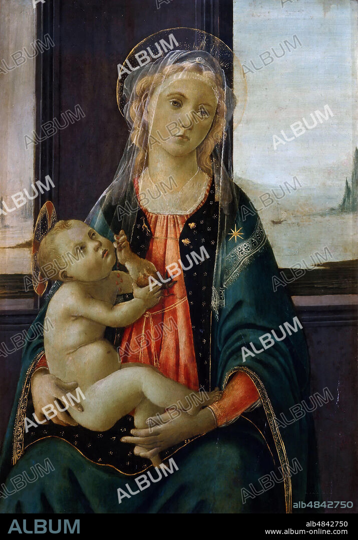 SANDRO BOTTICELLI. Madonna of the Sea (Madonna del Mare).