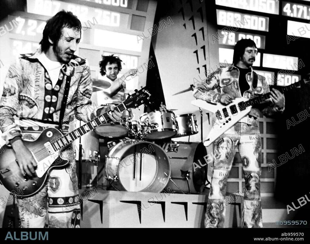 El grupo The Who en una escena de la película "Tommy".