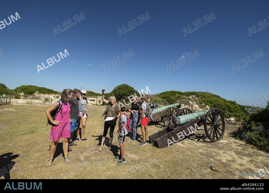 castillo de San Felipe, siglo XVI ,boca del puerto de Mahón, municipio de Villacarlos, Menorca, balearic islands, Spain.