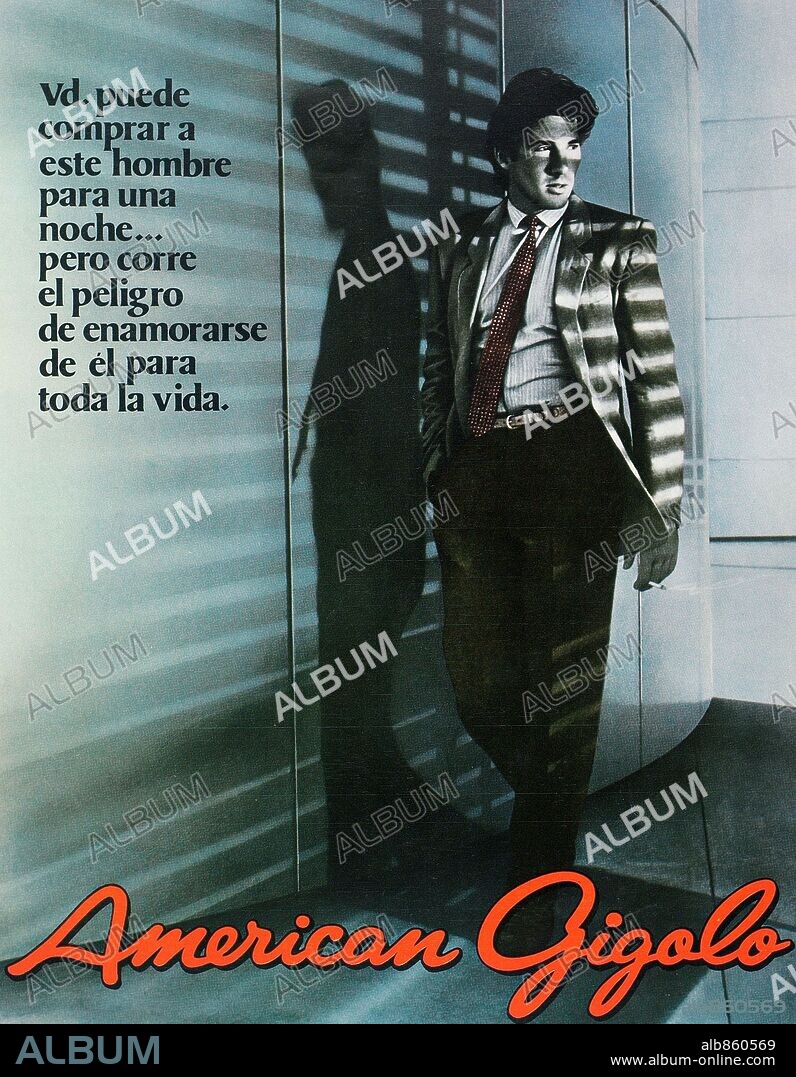 Poster of AMERICAN GIGOLO, 1980, directed by PAUL SCHRADER. Copyright PARAMOUNT PICTURES.