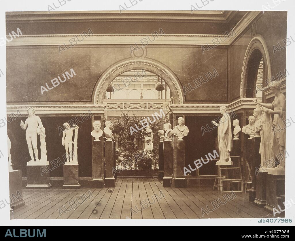 PHILIP HENRY DELAMOTTE. Interior of the Roman Court. Photographic Views of the Progress of the Crystal Palace, Sydenham. Taken during the progress of the works, by desire of the directors, by Philip H. Delamotte. Together with a list of the directors and officers of the company, etc. London, 1855. Source: Tab.442.a.5, plate 91.
