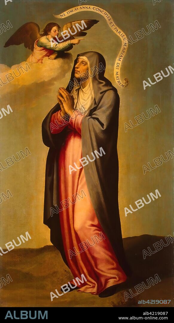 JUAN DE JUANES (VICENTE JUAN MASIP). 'St Anne'. Spain, Circa 1550-1555. Dimensions: 144,5x83 cm.