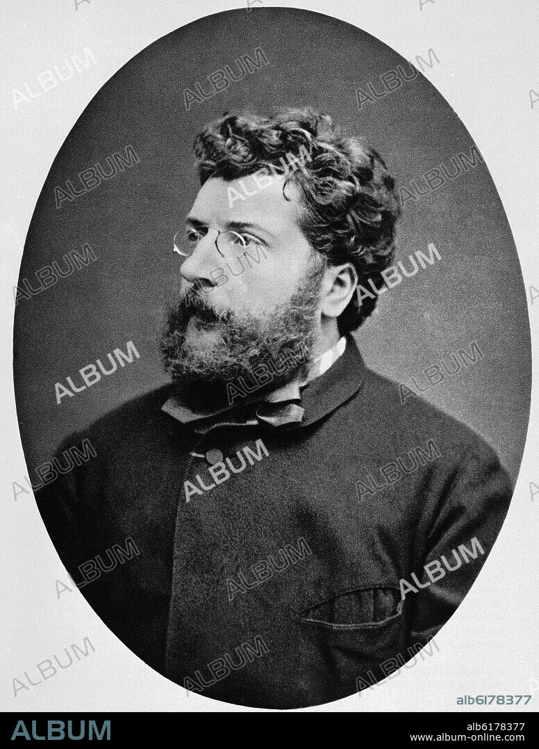 Portrait of Georges Bizet (1838-1875), French composer. Madrid, Institute of Iberoamerican Cooperation. Spain.