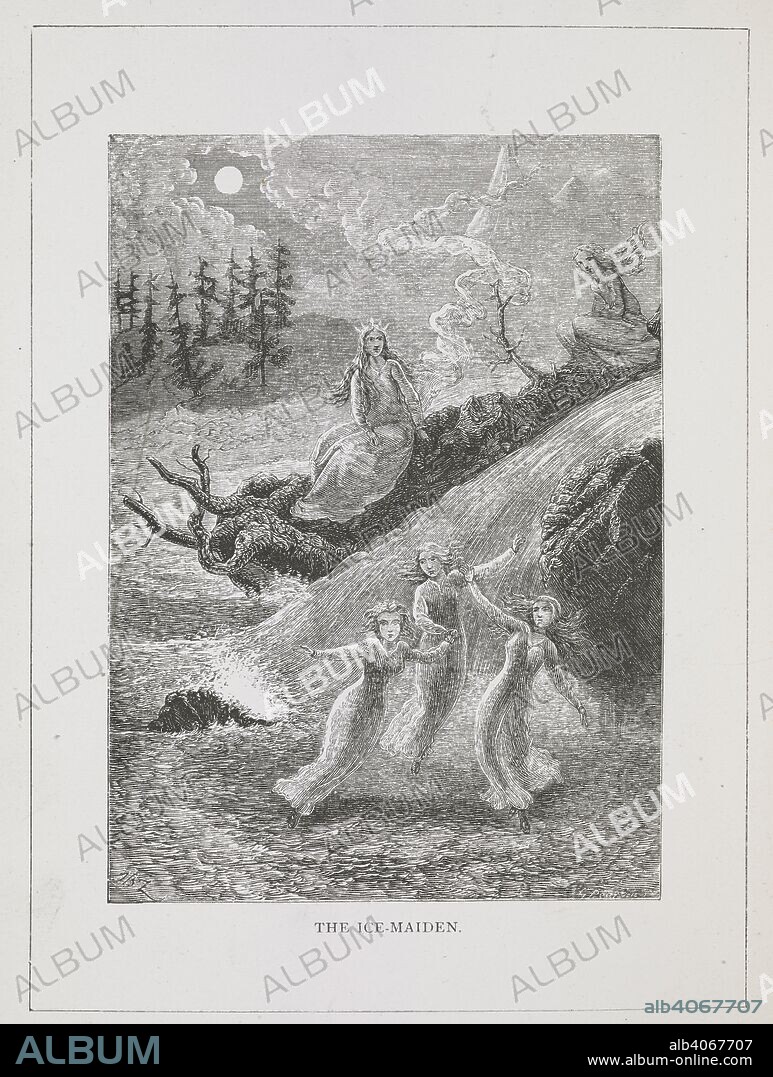 HANS CHRISTIAN ANDERSEN and JOHN BAPTIST ZWECKER. The Ice-maiden. The Ice-Maidens, and other stories ... Translated ... by Mrs. Bushby. With drawings by Zwecker ... New edition. London : Griffith & Farran, 1875. Source: 12803.h.28 frontispiece.