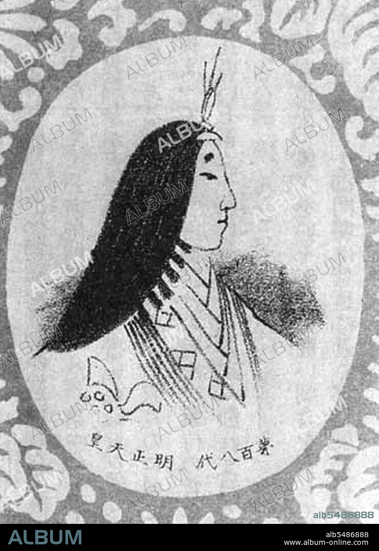 Empress Meisho (January 9, 1624 - December 4, 1696) 109th imperial ruler of Japan. Meisho was the second daughter of Emperor Go-Mizunoo. Her mother was Tokugawa Masako, daughter of the second Tokugawa shogun, Tokugawa Hidetada. Meisho became empress following the abdication of her emperor-father. Meisho's reign spanned the years from 1629 to 1643. The years of her reign correspond with the development and growth of the Tokugawa shogunate under the leadership of Tokugawa Iemitsu.