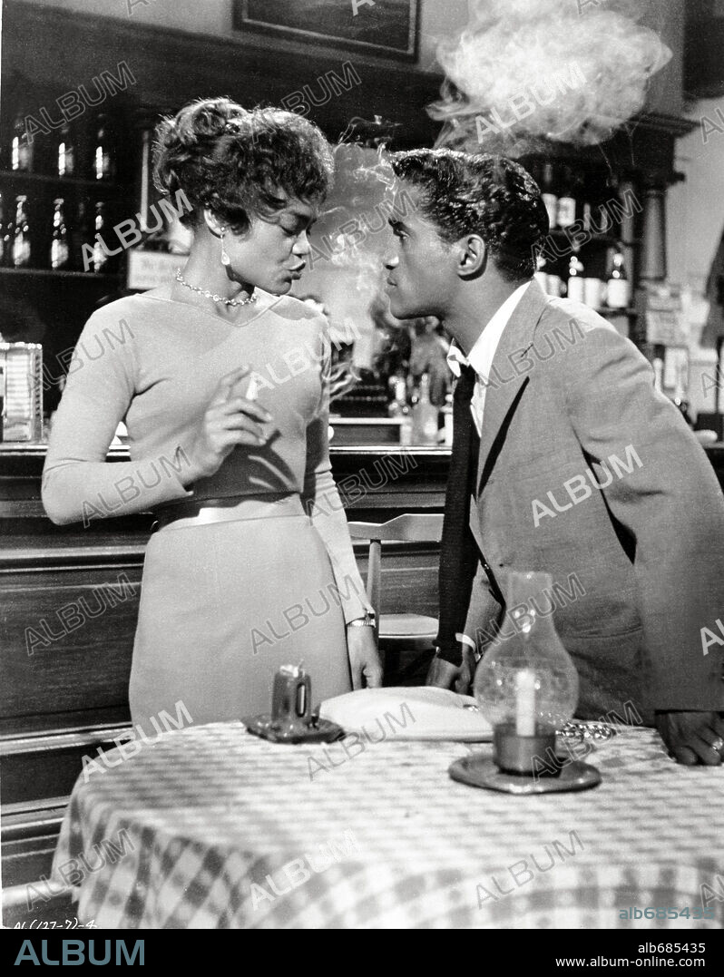 EARTHA KITT and SAMMY DAVIS JR in ANNA LUCASTA, 1959, directed by ARNOLD LAVEN. Copyright UNITED ARTISTS.