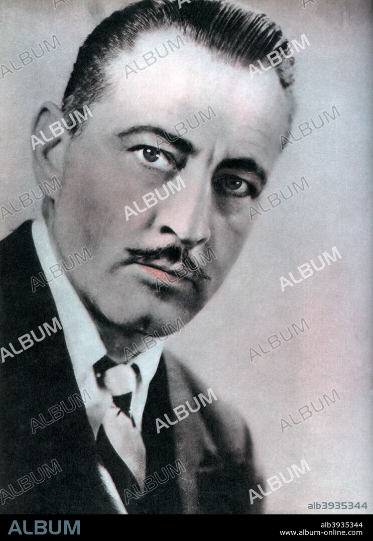 John Barrymore, American actor, 1934-1935. Taken from Meet the Film Stars, by Seton Margrave. (London, 1934-1935).