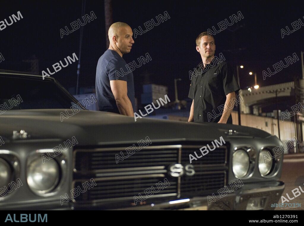 PAUL WALKER und VIN DIESEL in FAST & FURIOUS, 2009, unter der Regie von JUSTIN LIN. Copyright UNIVERSAL PICTURES.
