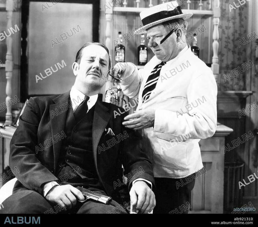 W. C. FIELDS in THE BARBER SHOP, 1933, directed by ARTHUR RIPLEY. Copyright PARAMOUNT PICTURES.