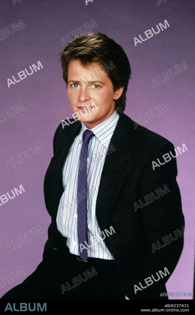 MICHAEL J FOX. MICHAEL J. FOX en ENREDOS DE FAMILIA, 1982 (FAMILY TIES), dirigida por SAM WEISMAN. Copyright PARAMOUNT TELEVISION.