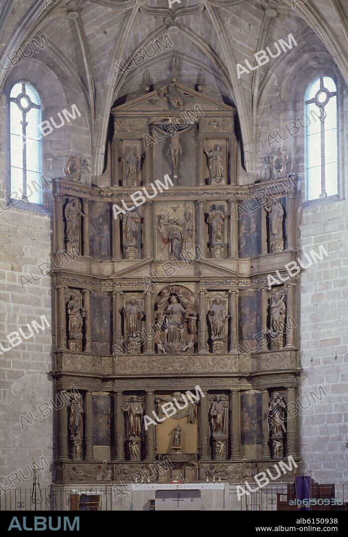 LOBO BARTOLOME / XIMENEZ FRANCISCO. RETABLO MAYOR DE LA IGLESIA DE SANTA CATALINA - 1610.