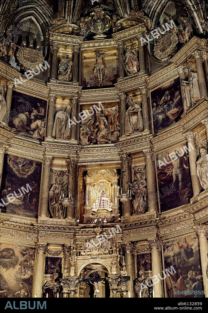 GIRALDO DE MERLO (1574-1620). DET DEL RETABLO MAYOR.