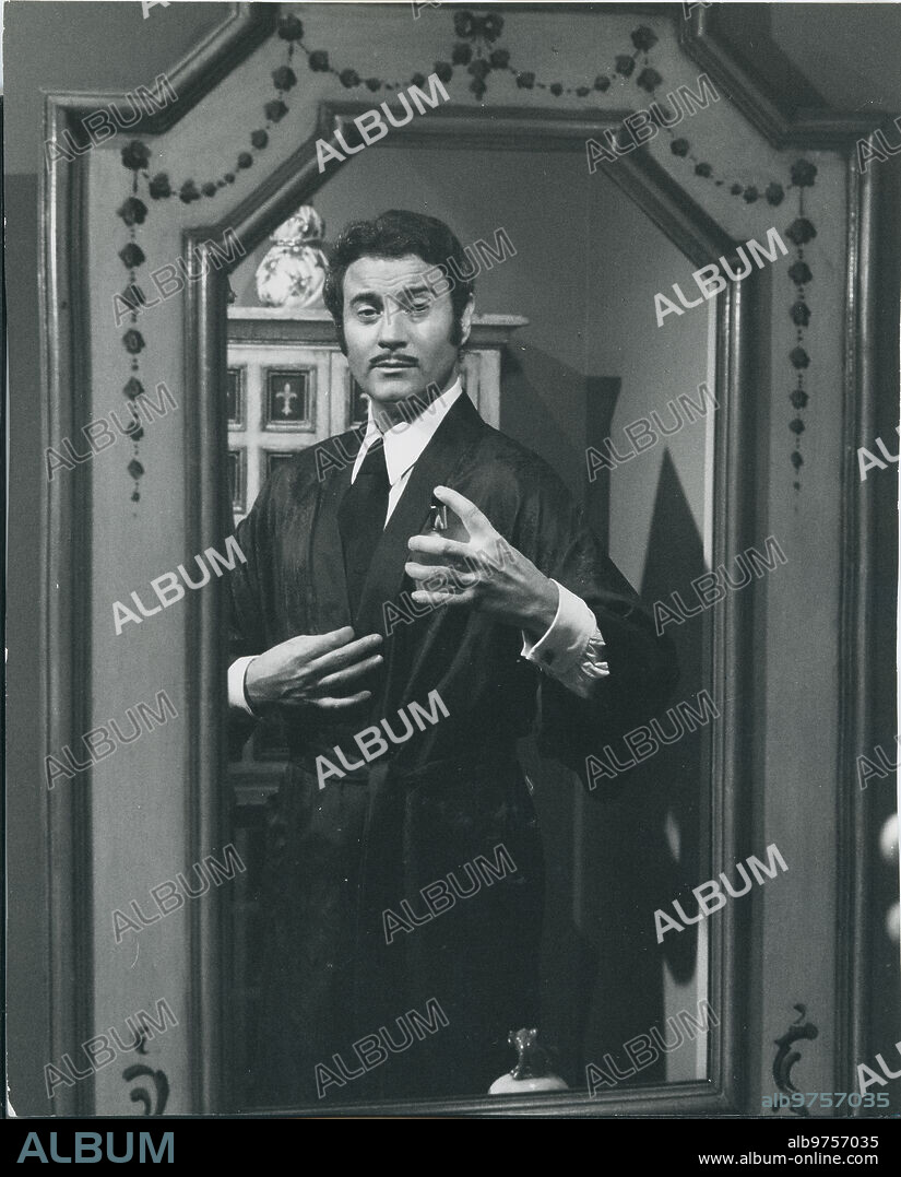 February 1973. The actor Arturo Fernández in a scene from the film «Casa Flora.