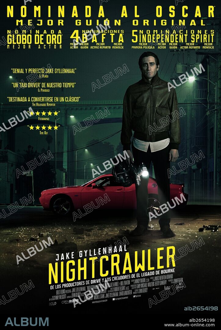 Poster of NIGHTCRAWLER, 2014, directed by DAN GILROY. Copyright BOLD FILMS.
