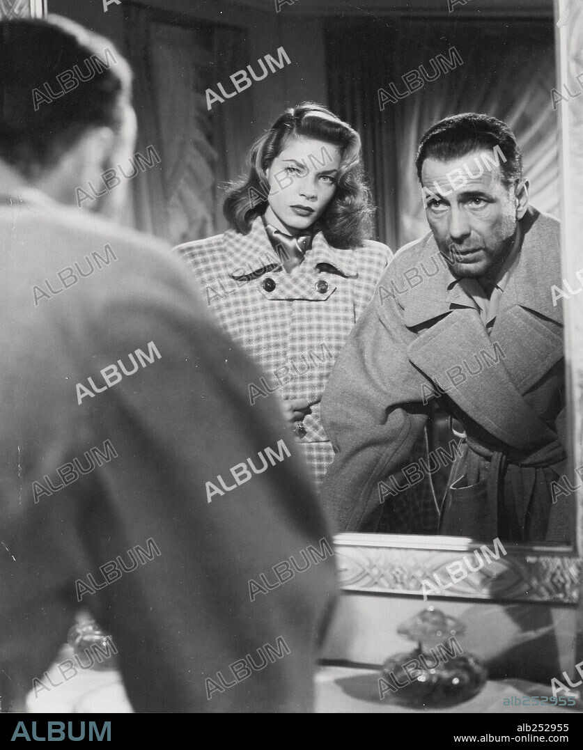 HUMPHREY BOGART y LAUREN BACALL en LA SENDA TENEBROSA, 1947 (DARK PASSAGE), dirigida por DELMER DAVES. Copyright WARNER BROTHERS.