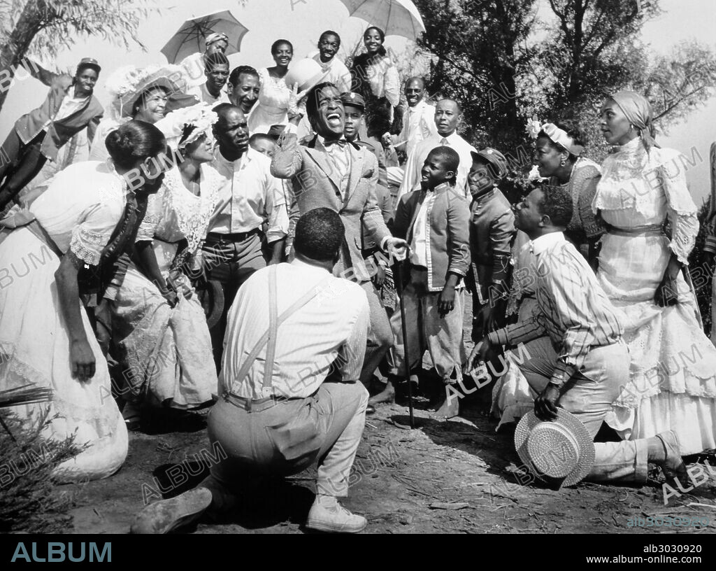 PORGY AND BESS, 1959.Scene from the Samuel Goldwyn film production of 'Porgy and Bess' with Sammy Davis Jr. in the role of Sportin' Life.
