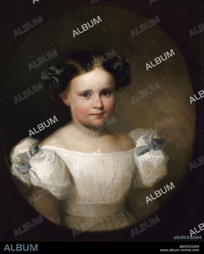 ASHER BROWN DURAND. Georgianna Frances Adams. oil on canvas. Date: 1835.
