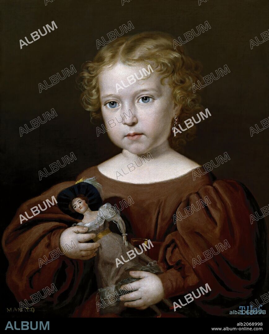 TEJEO RAFAEL. Rafael Tegeo Díaz / 'Ángela Tegeo', ca.  1832, Spanish School, Oil on canvas, 49 cm x 42 cm, P06581.