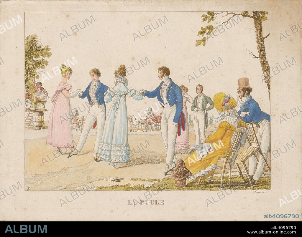 MICHEL OLIVIER LE BAS. The Quadrille: La Poule (The Hen).