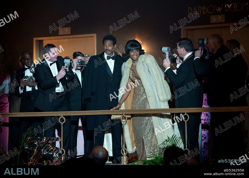 JENNIFER HUDSON and MARLON WAYANS in RESPECT, 2021, directed by LIESL TOMMY. Copyright Metro-Goldwyn-Mayer (MGM).