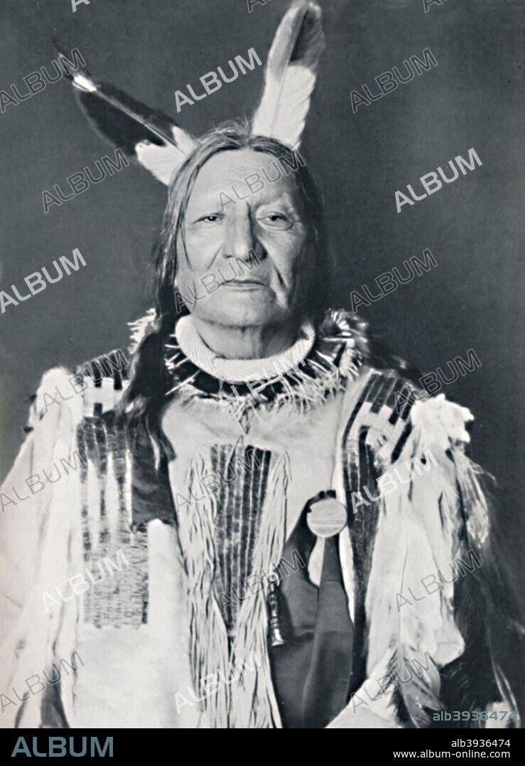 A Sioux chief, 1912. From The Living Races of Mankind, Vol. II. [Hutchinson & Co, London, 1912].