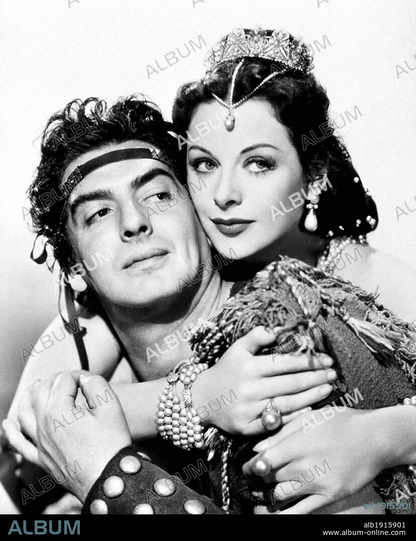 HEDY LAMARR und VICTOR MATURE in SAMSON AND DELILAH, 1949, unter der Regie von CECIL B DEMILLE. Copyright PARAMOUNT PICTURES.
