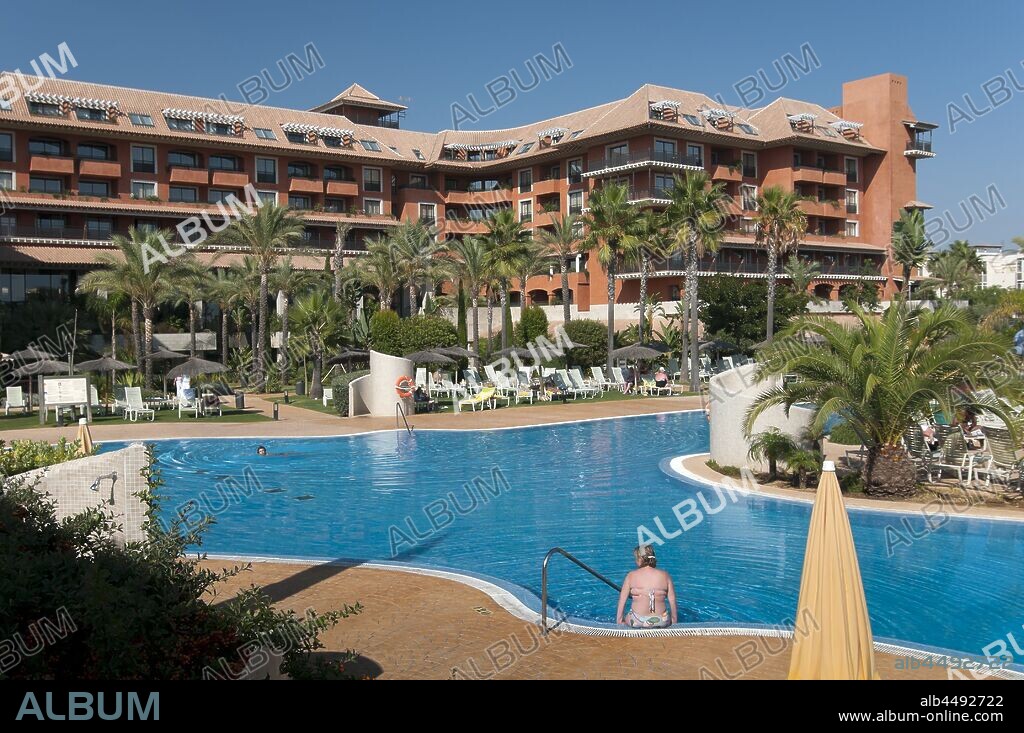 Puerto Antilla Grand Hotel, Lepe, Huelva province, Region of Andalusia, Spain, Europe.