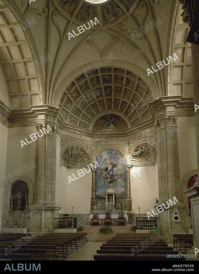 ANDRES DE VANDELVIRA (1505-1575). INTERIOR DE LA IGLESIA DE LA ASUNCION DE LA GUARDIA - SIGLO XVI.