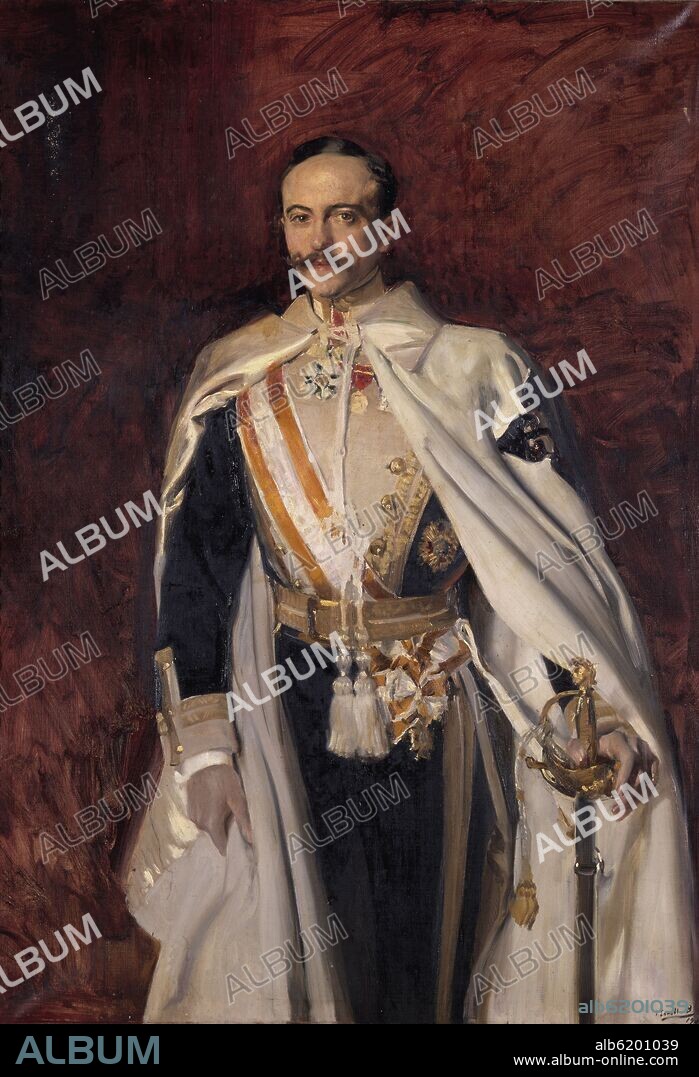 JOAQUIN SOROLLA. ESTANISLAO URQUIJO Y USSIA TERCER MARQUES DE URQUIJO - 1908 - O/L - 140X100 CM.