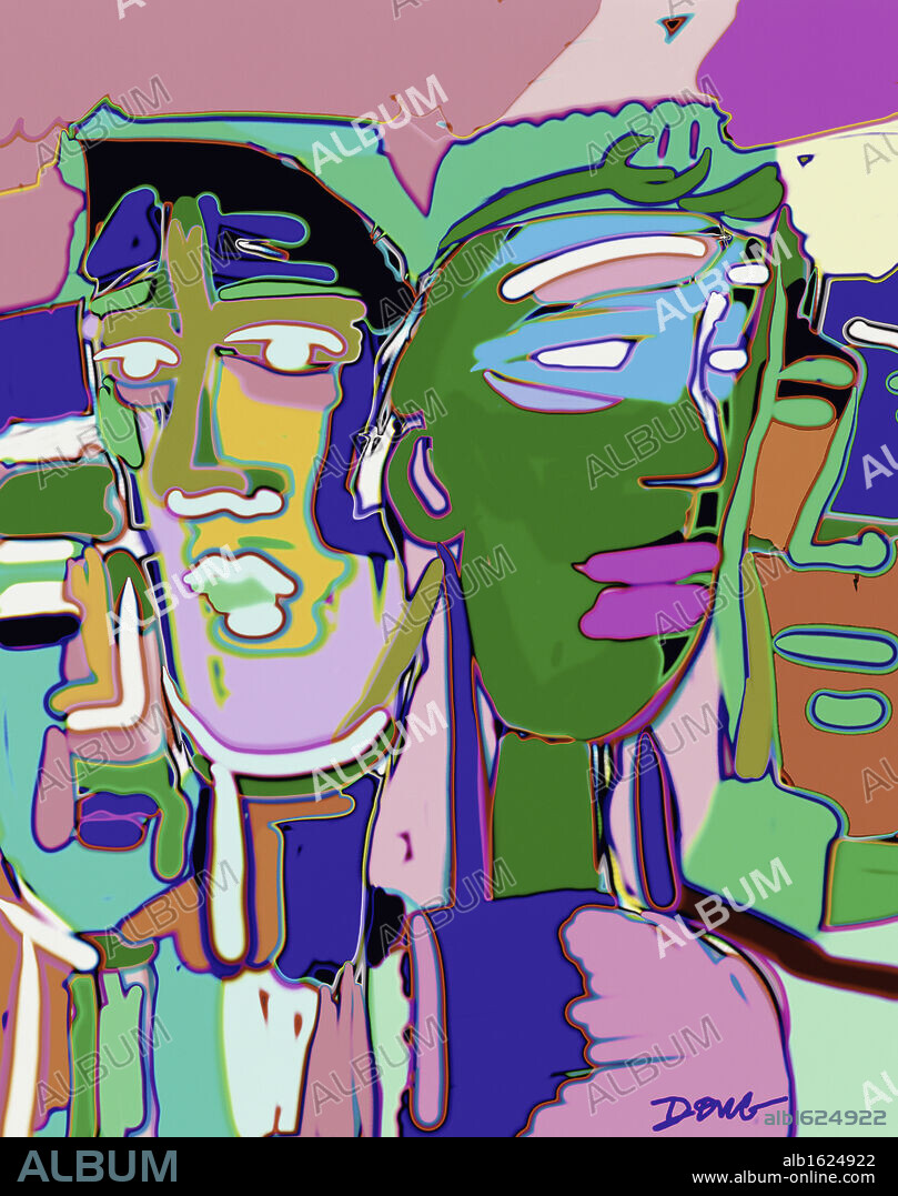 Coming Of Age  Diana Ong (b.1940/Chinese-American)  Computer graphics.