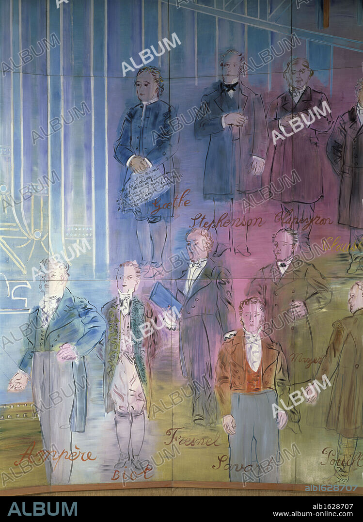 The Electric Fairy (C) by Raoul Dufy, 1937, 1877-1953, France, Paris, Centre Georges Pompidou, Musee National d'Art de Moderne.