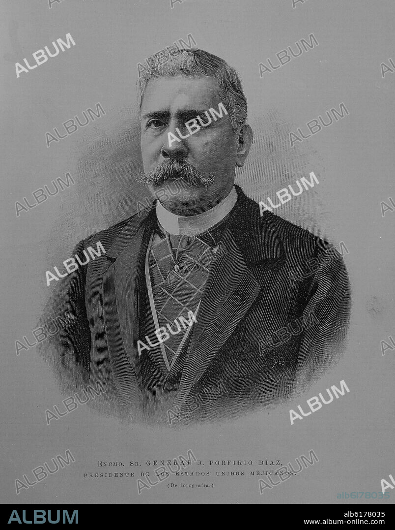 GENERAL PORFIRIO DIAZ (1830/1915) - PRESIDENTE DE MEXICO.