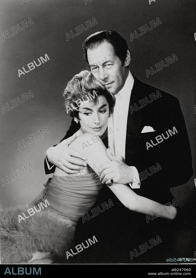 KAY KENDALL and REX HARRISON in THE RELUCTANT DEBUTANTE, 1958, directed by VINCENTE MINNELLI. Copyright M.G.M.